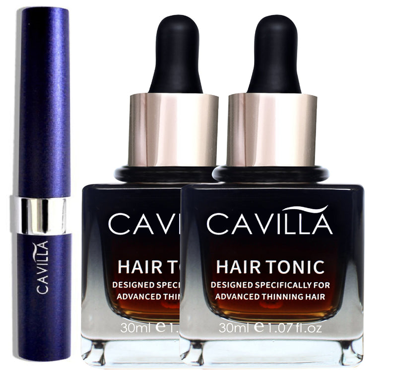 Cavilla Best Seller 1L2H (Cavilla Eyelash Serum x 1 & Cavilla Hair Tonic x 2)Cavilla Singapore Official